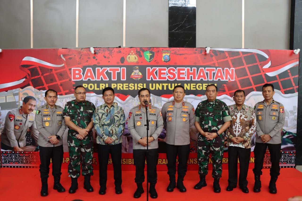 Wakapolri Tinjau Pelaksanaan Bhakti Kesehatan di Convention Hall