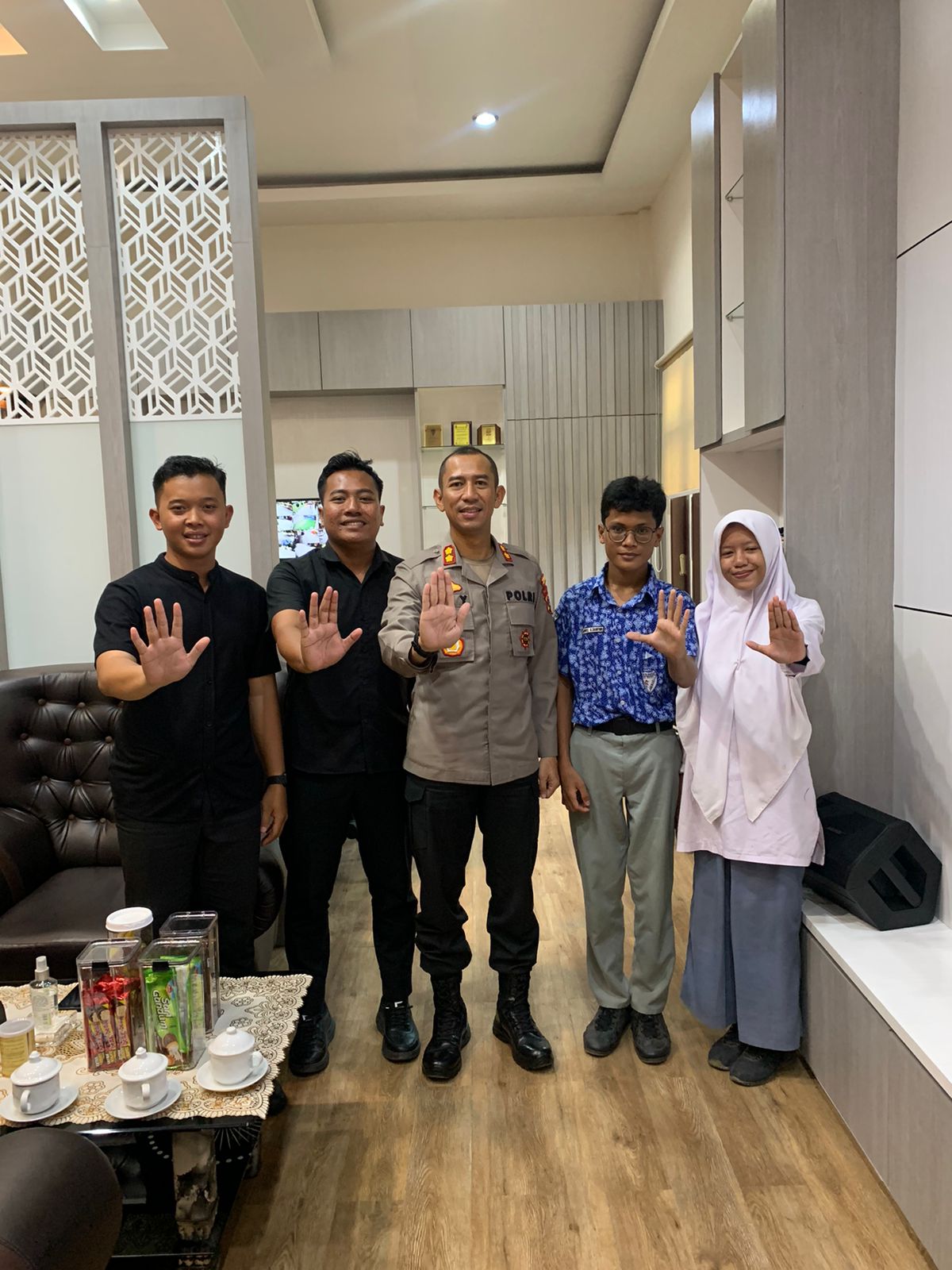 Kapolres Sergai Terima Audiensi Duta Pelajar Anti Narkoba
