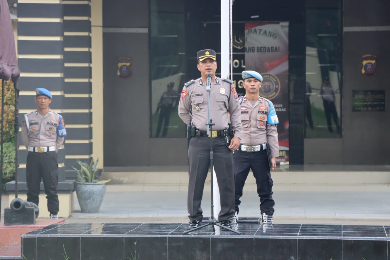 AKBP Oxy Yudha Pratesta Minta Personel Polres Sergai Tingkatkan Kualitas Patroli di Setiap Tempat