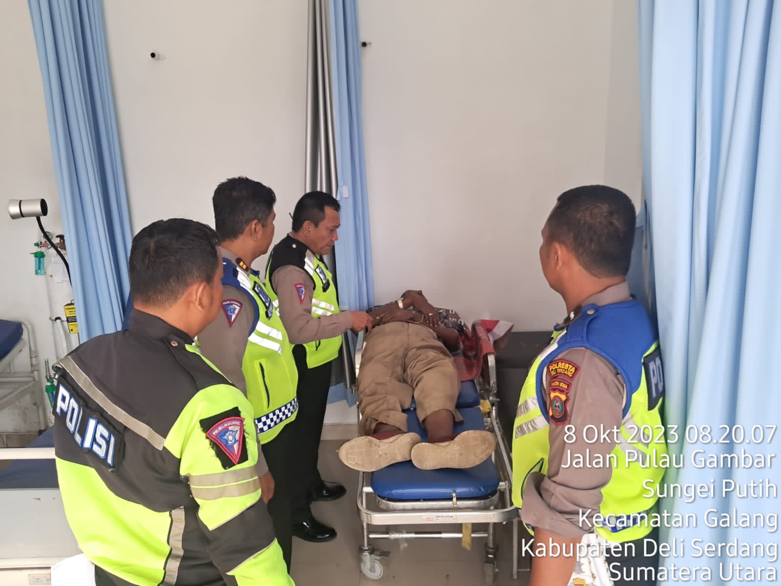 Pria Lansia Tewas di Tempat Diduga Korban Tabrak Lari Mobil Misterius di Galang