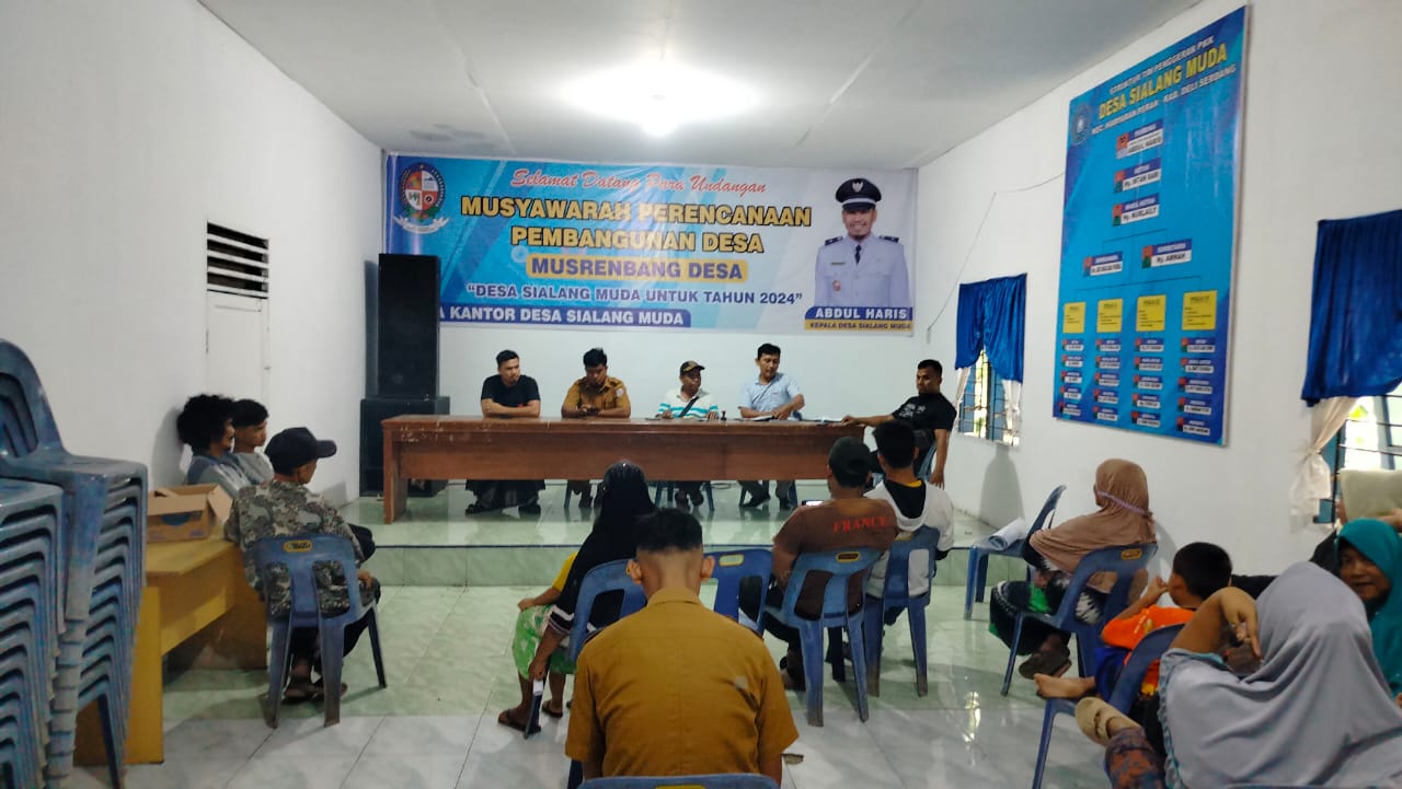 Musyawarah Desa Sialang Muda Hamparan Perak Terkesan ditutupi dan Diduga Sarat Permainan