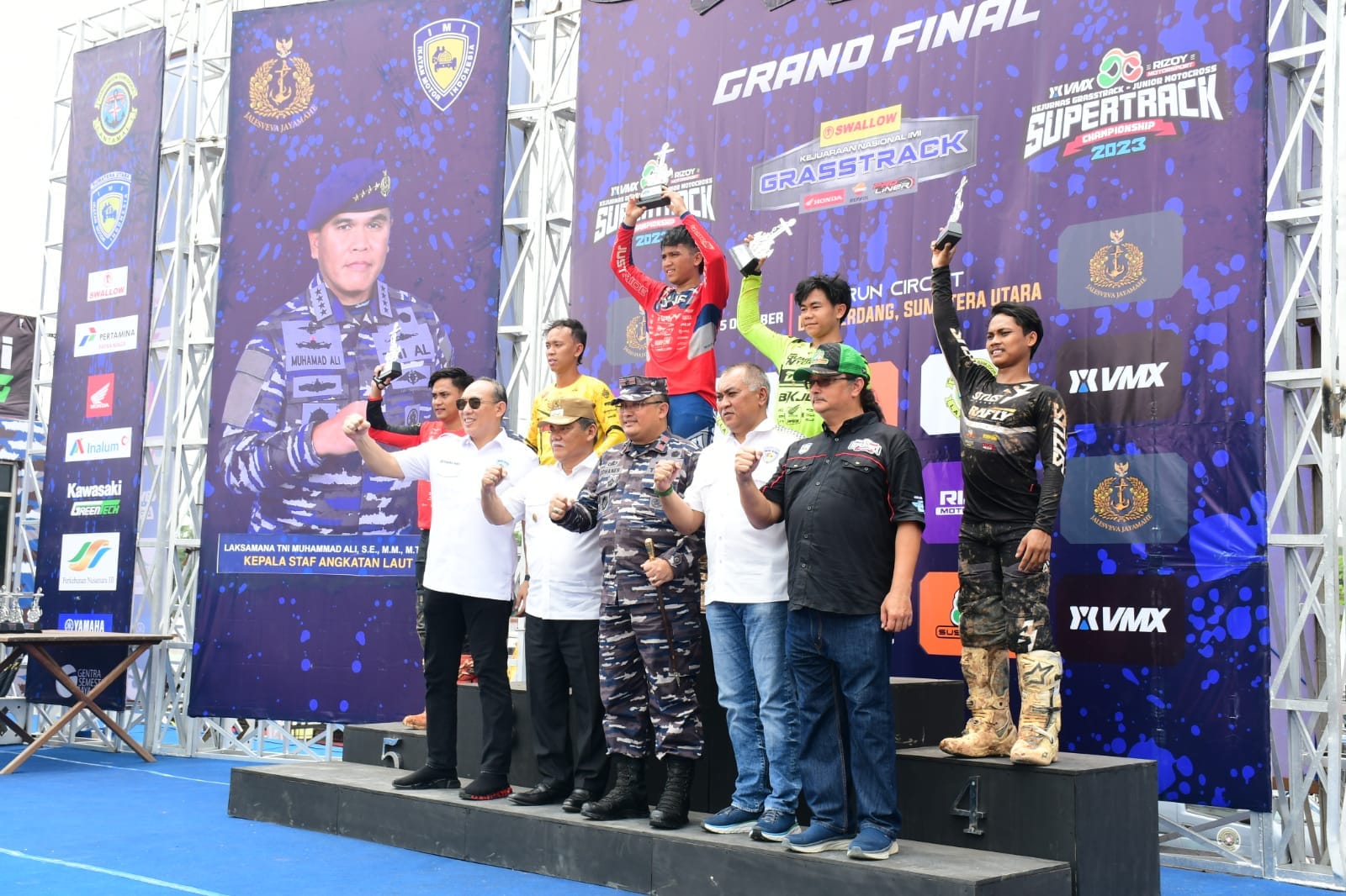 Grand Final Kejuaraan Nasional (Kejurnas) Motocross Super Track Kasal Cup Seri ke-5 di Jaharun Center (JC) Deli Serdang