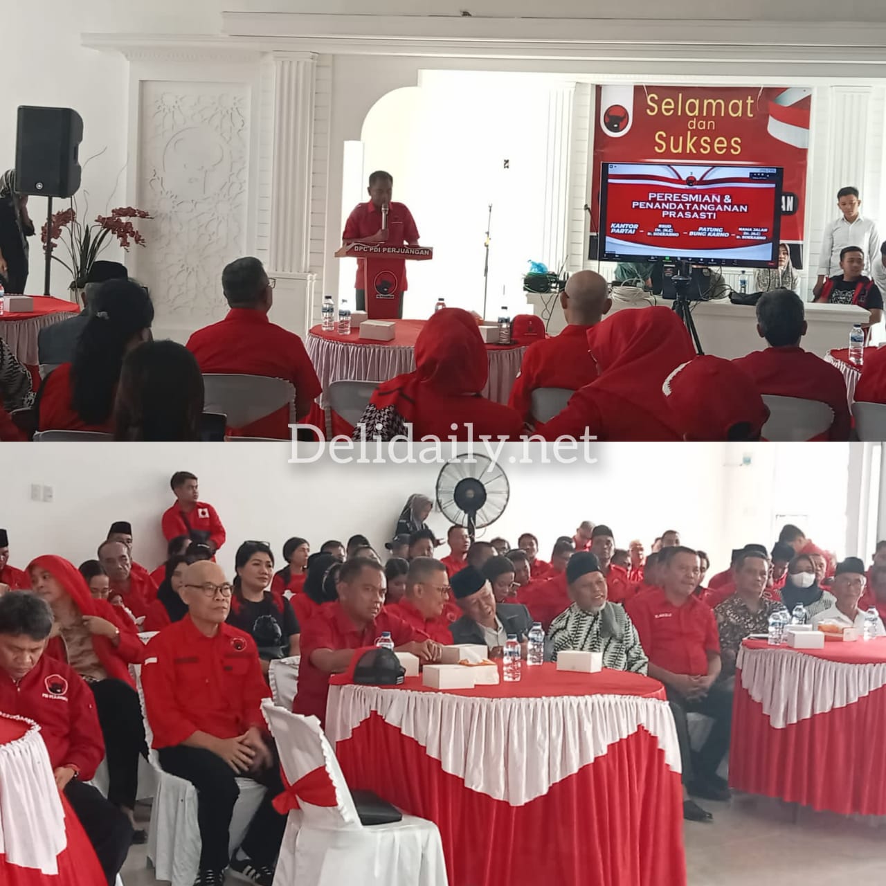 Megawati Soekarnoputri Turut Resmikan Sekretaris DPC Perjuangan Sergai