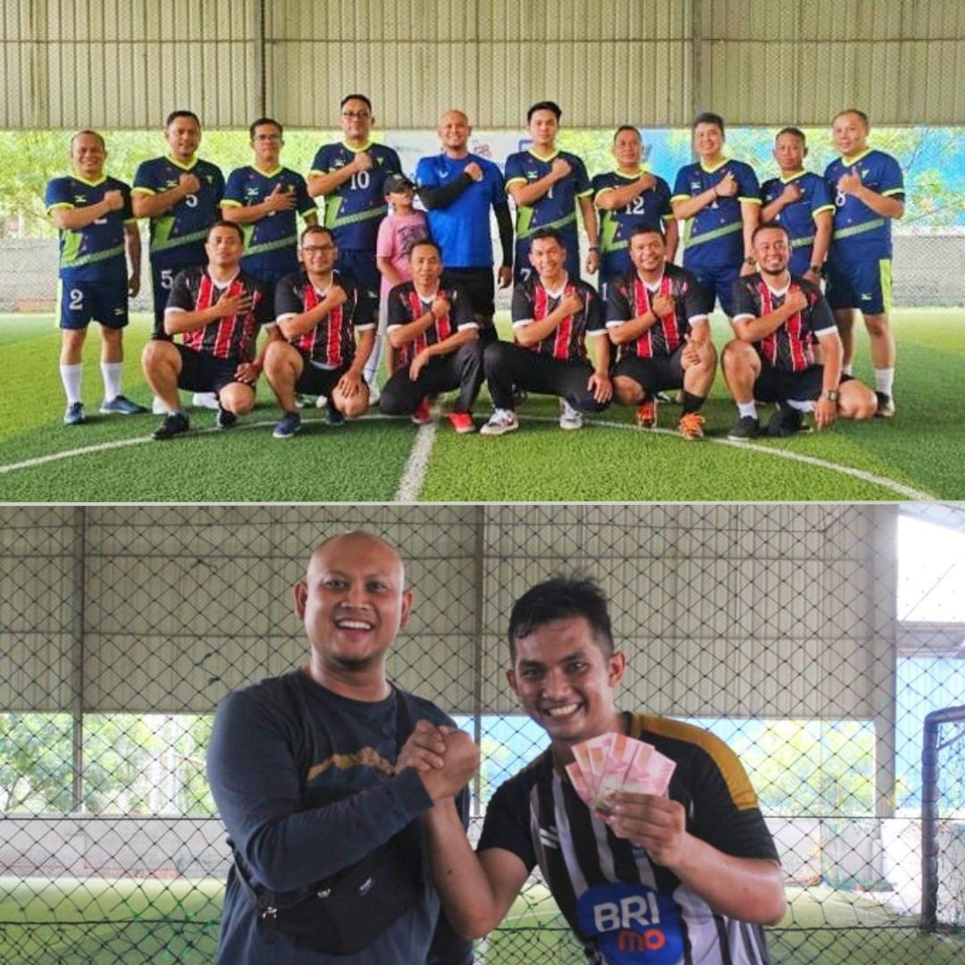 BRI Kisaran Gelar Kejuaraan Futsal HUT BRI Serta Pertandingan Eksebisi