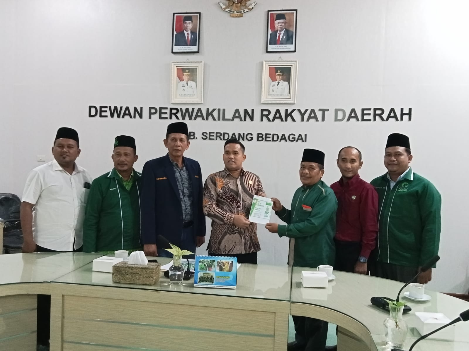 Ketua DPRD Ilham Ritonga Terima Audiensi PD Al-Washliyah Sergai 