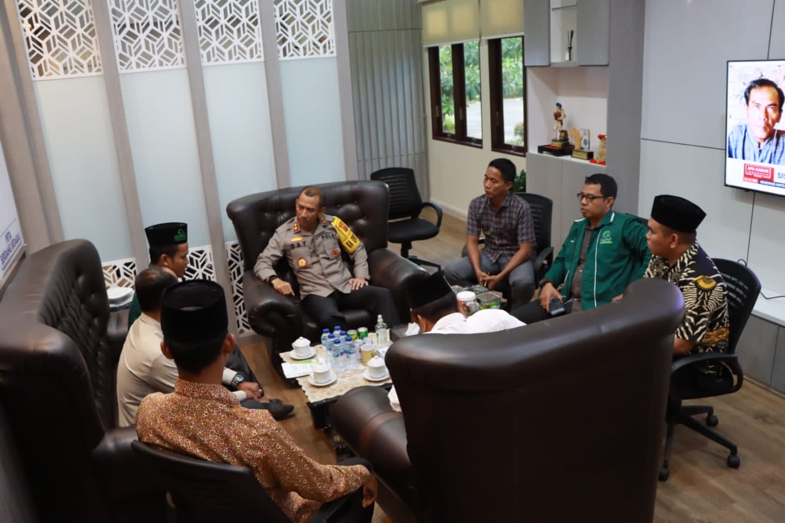 AKBP Oxy Yudha Pratesta Terima Audensi PD Al – Jam’iyatul Washliyah Sergai