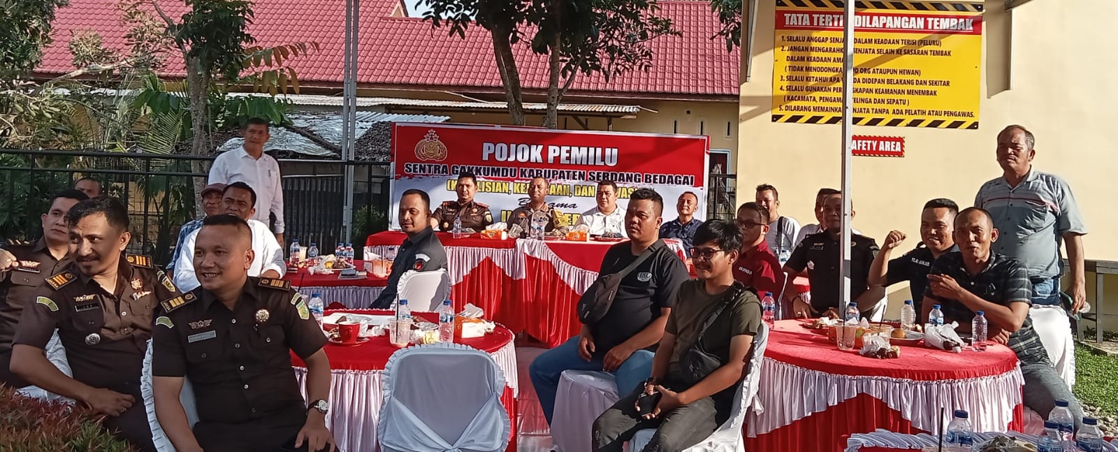 Polres Sergai Gelar Pojok Pemilu Bersama Sentra Gakkumdu Untuk Memastikan Kelancaran Pemilu 2024