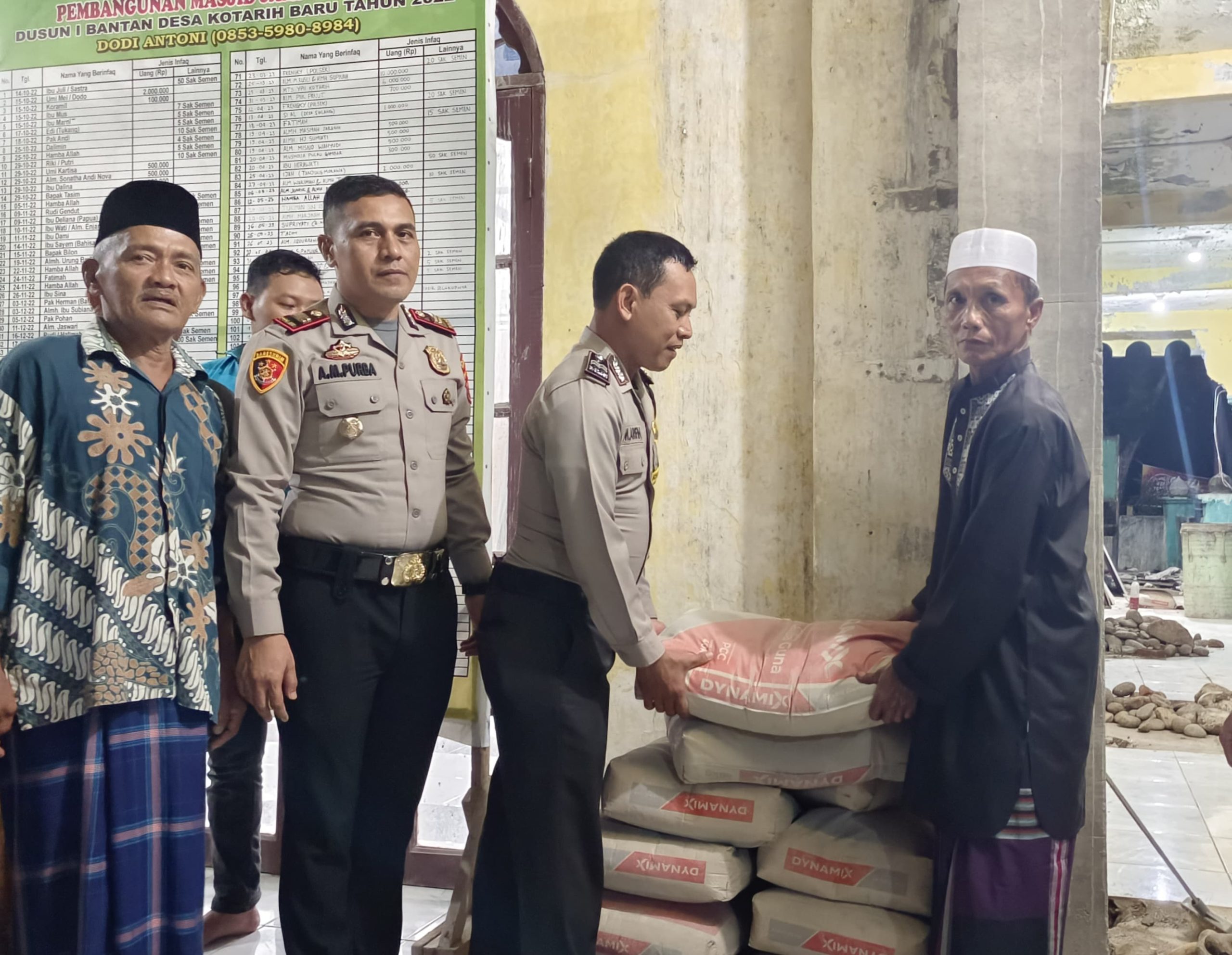 Polsek Kotarih Lakukan Pendekatan Religius ke Masyarakat Melalui Salat Maghrib Berkah