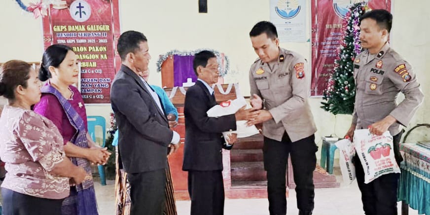 Pendekatan Religius Polsek Kotarih, Minggu Kasih Pastikan Kamtibmas Kondusif