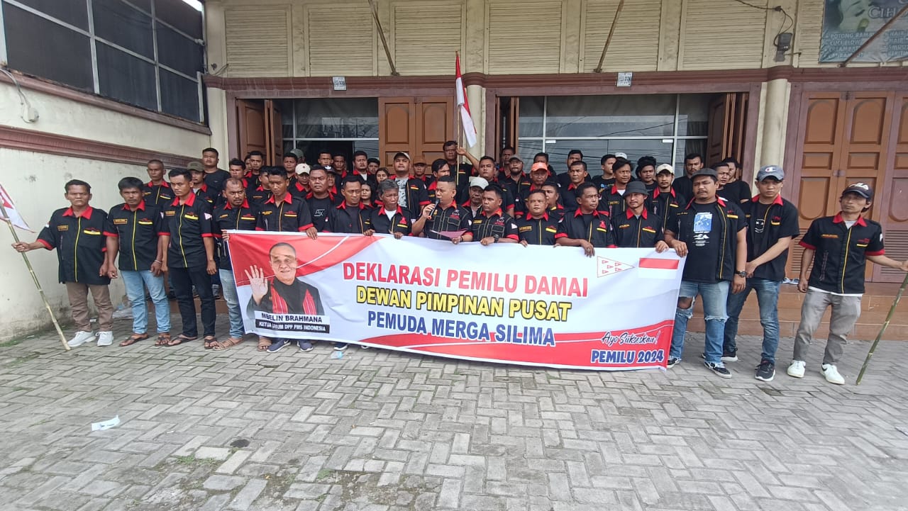 Junjung Tinggi Persatuan dan Kesatuan, Pemuda Merga Silima Gelar Deklarasi Pemilu Damai 2024