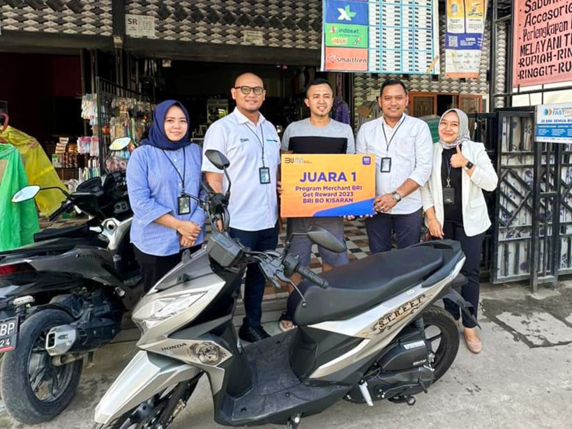 5 Merchant Transaksi EDC Terbanyak Raih Hadiah Get Reward 2023 dari BRI Kisaran