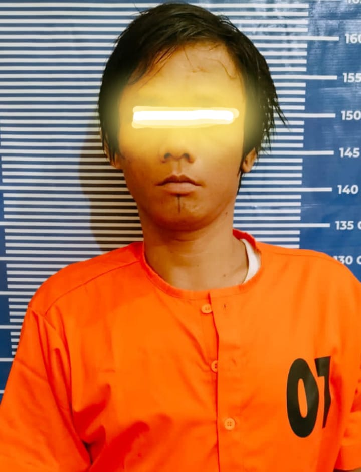 Personil Polsek Teluk Mengkudu Amankan Pelaku Dugaan Pencurian di Mesjid Al Islah