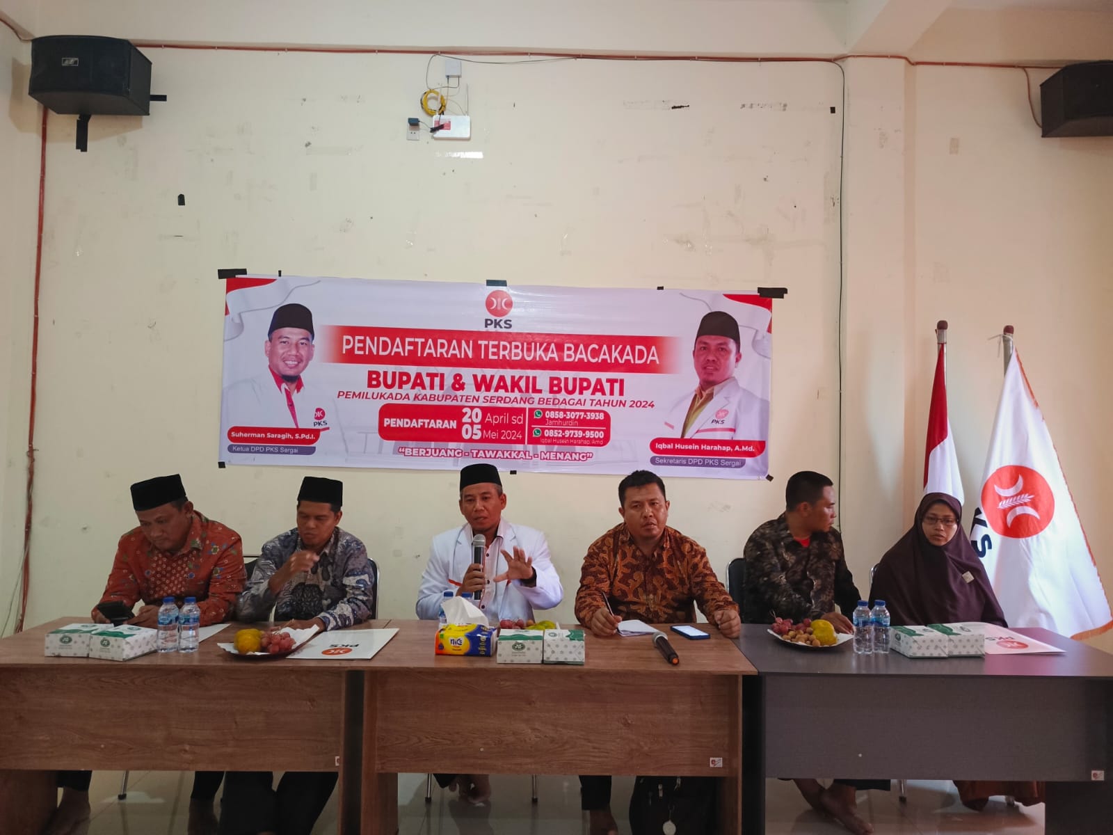 DPD PKS Sergai Buka Pendaftaran Bacakada Bupati dan Wakil Bupati Sergai 2024