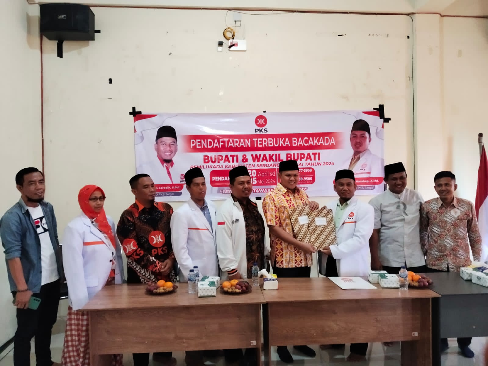 Pasangan Dambaan Jilid 2 Daftar ke DPD PKS Sergai