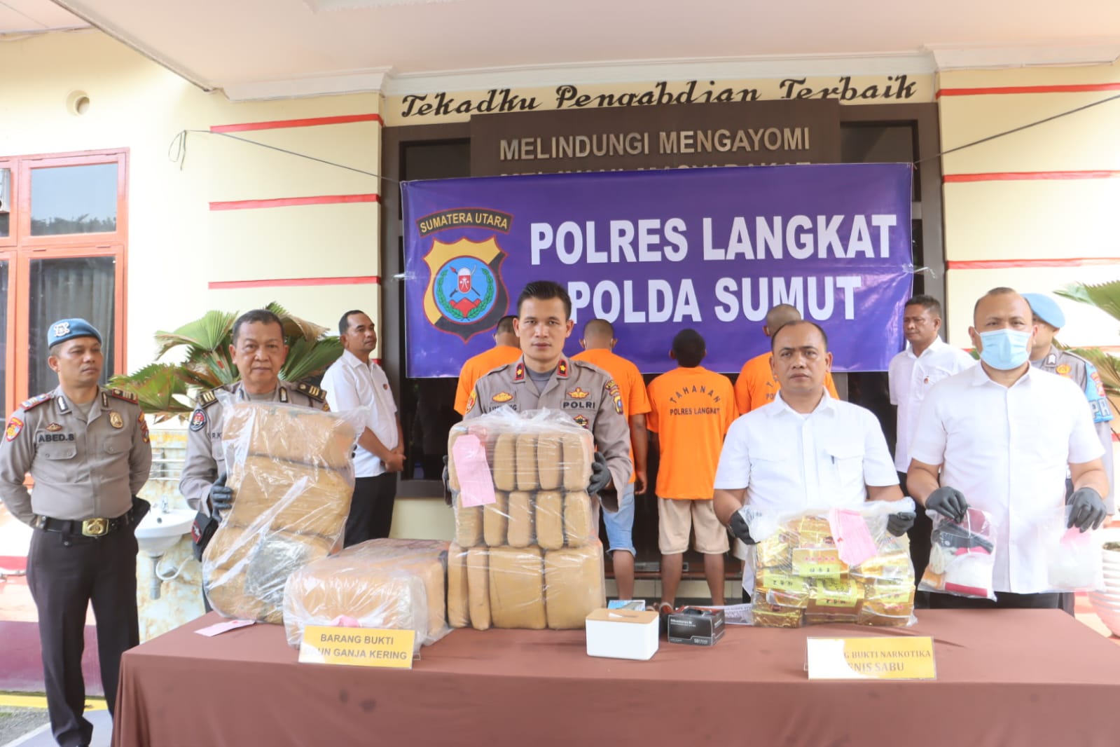 Polres Langkat Tangkap 66 Tersangka Kasus Narkoba