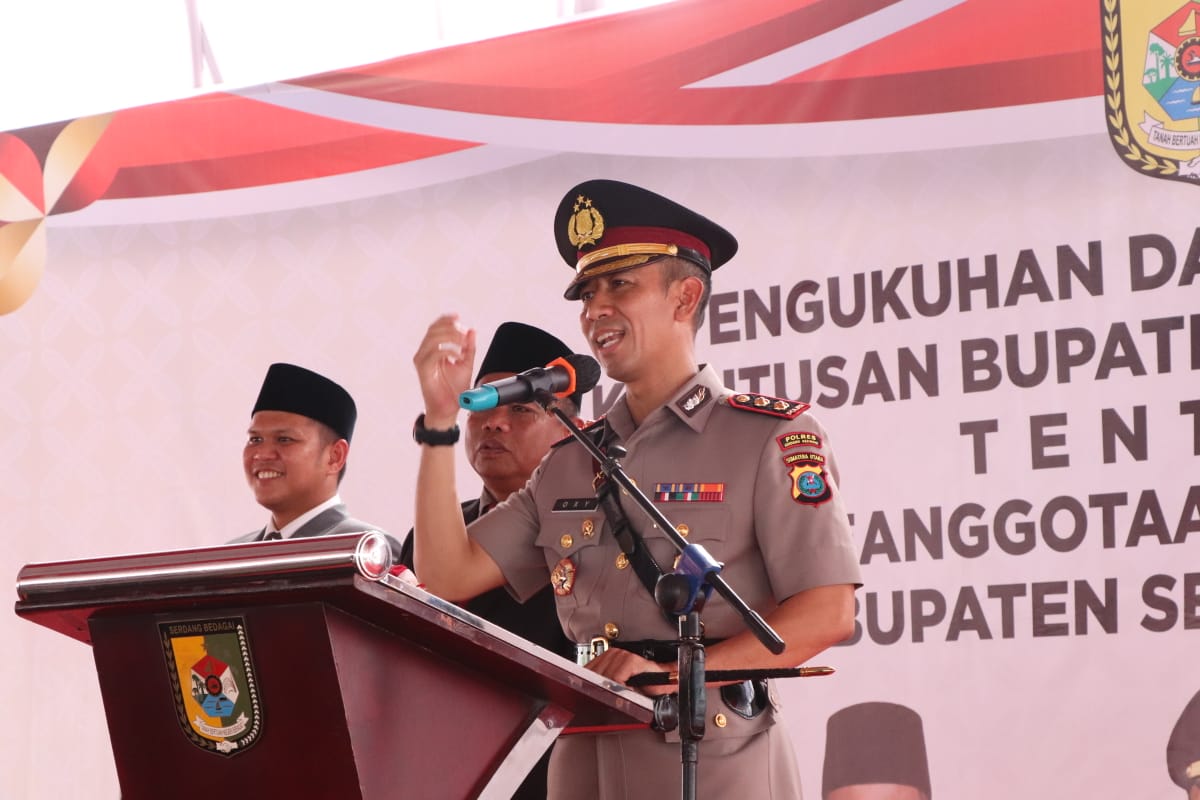 Bupati Sergai Sebut Kapolres AKBP Oxy Yudha Pratesta Sosok yang Menggaungkan Olahraga