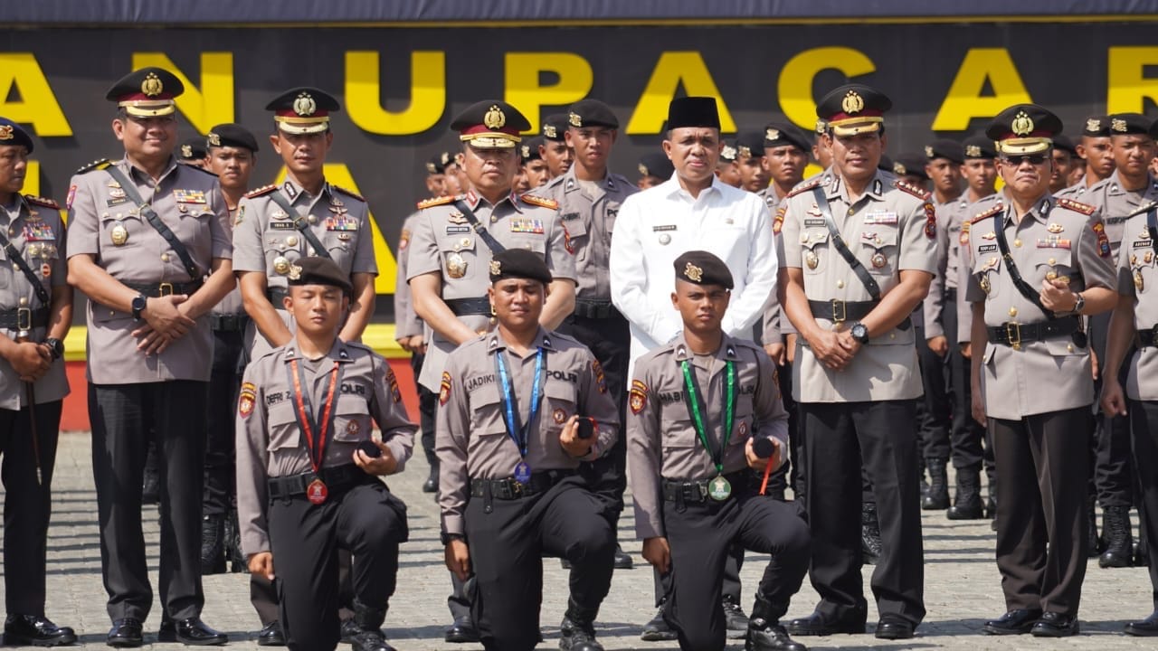 Pj Bupati Langkat Berikan Pesan ke Siswa Bintara Polri