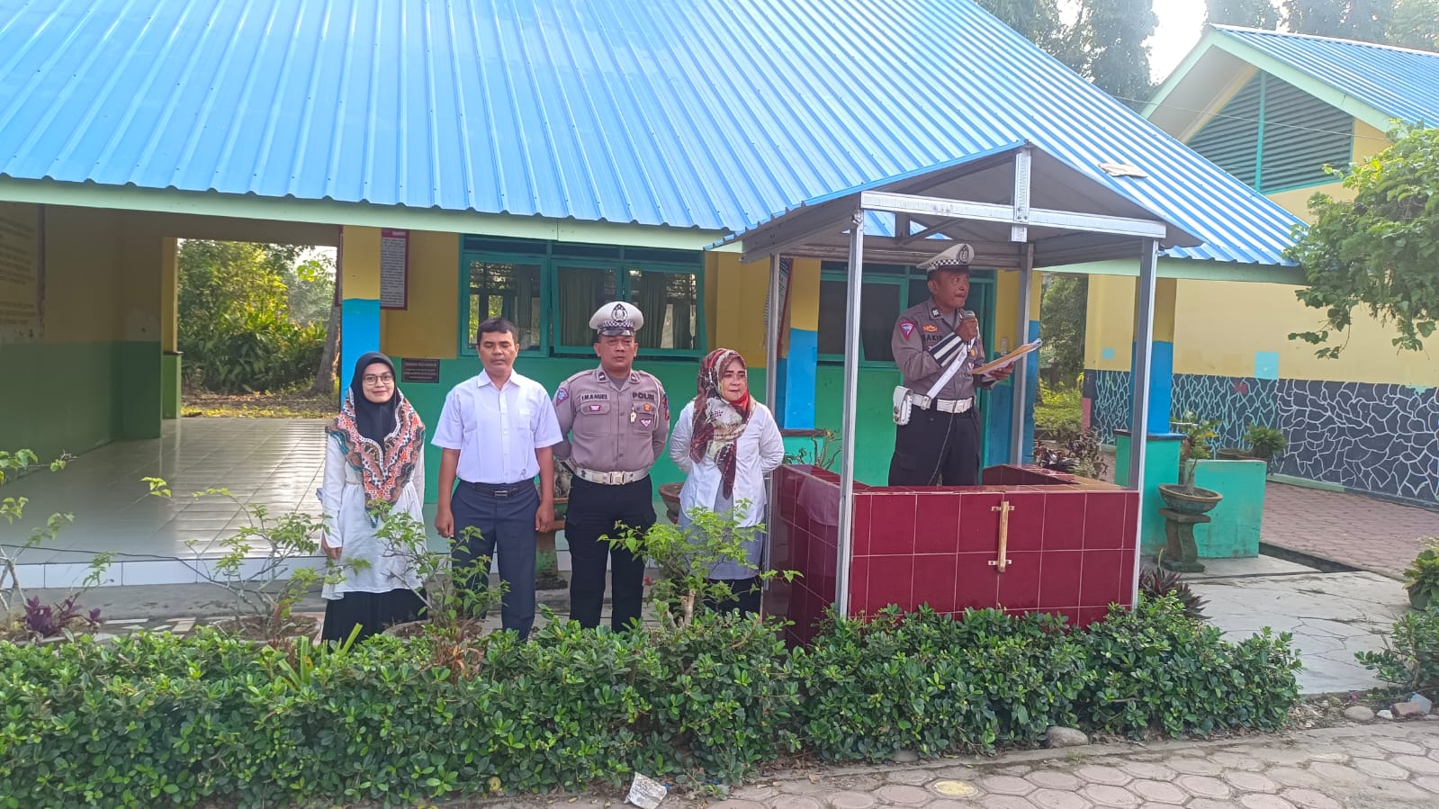Polres Langkat Goes To School dalam Operasi Patuh Toba 2024