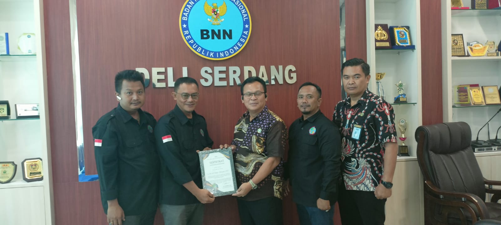 Audiensi IWO Deli Serdang dengan BNNK Deli Serdang: Memperkuat Kerjasama dalam Pencegahan Narkoba