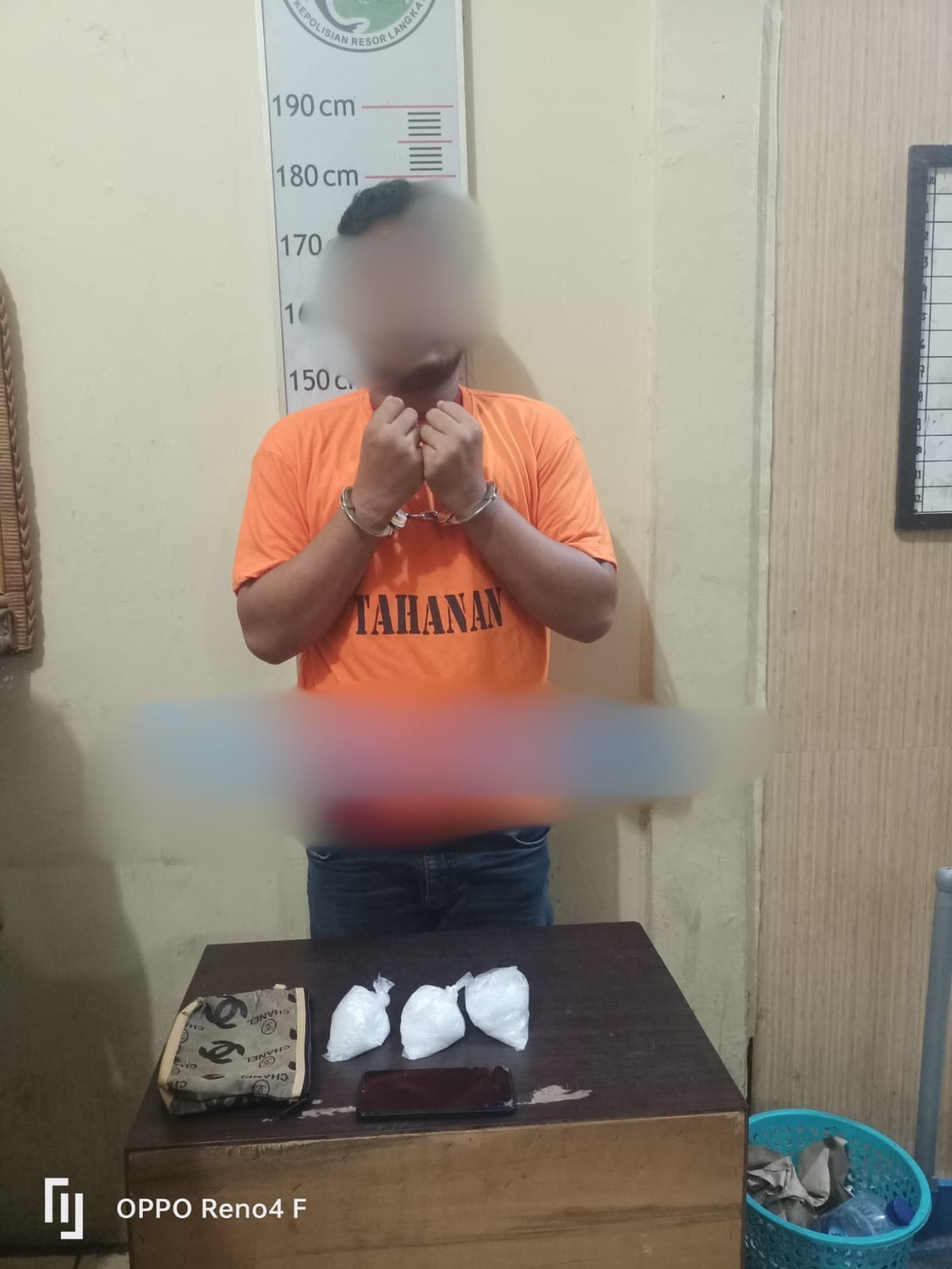 Bawa Sabu Ratusan Gram, Pria Asal Aceh Diciduk Sat Narkoba Polres Langkat