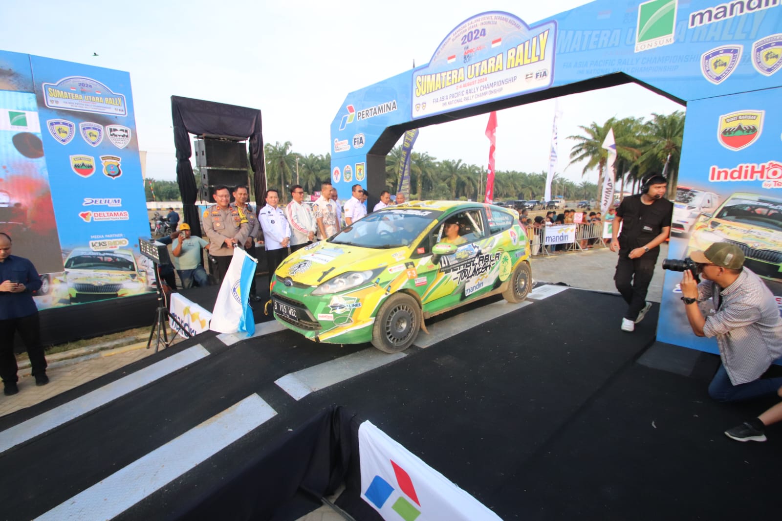 Pembukaan Kejuaraan North Sumatera Rally APRC Asia Rally Cup Round 2-2024