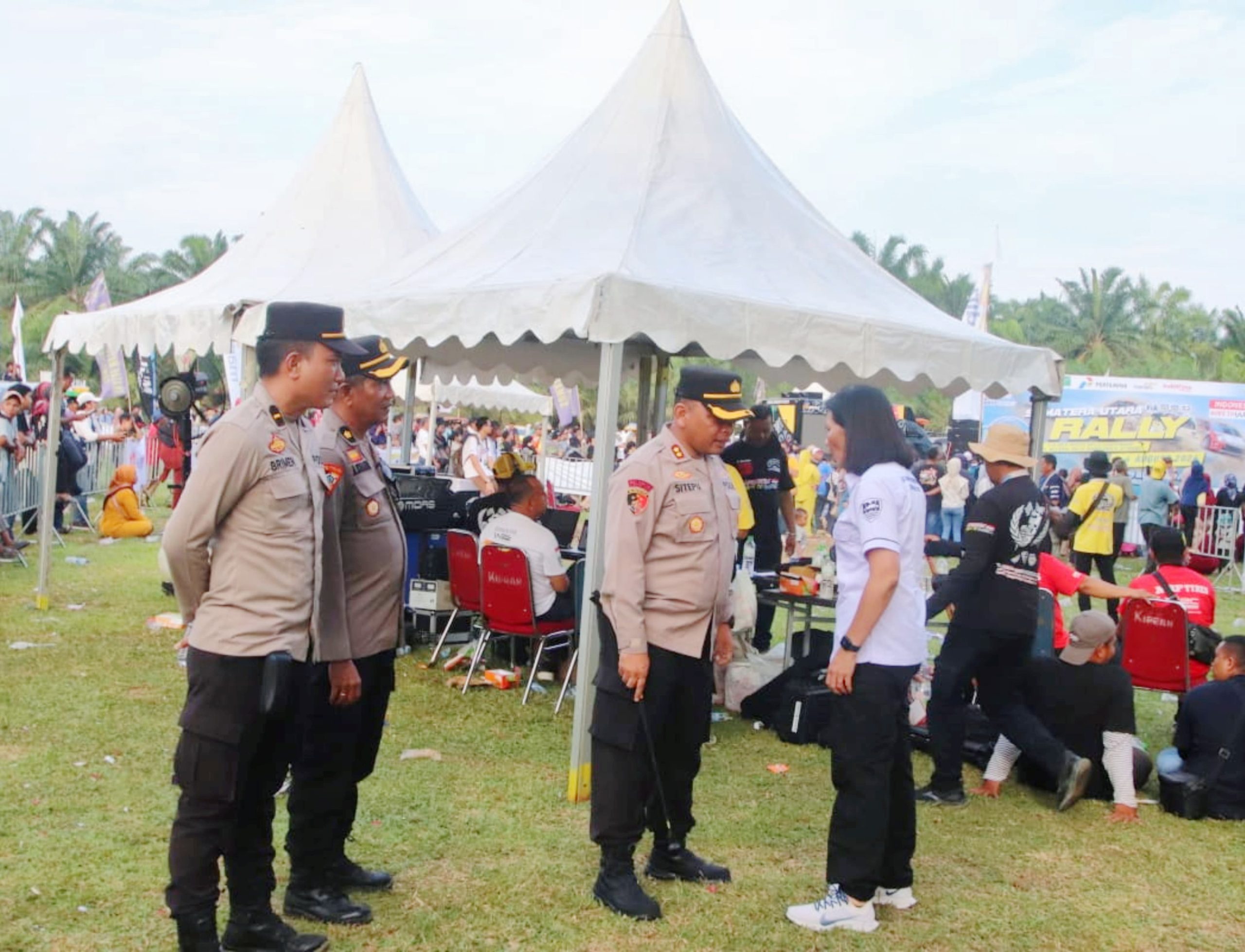 Kapolres Sergai Hadiri Penutupan Kejuaraan FIA Asia Pacific Rally Champions 2024