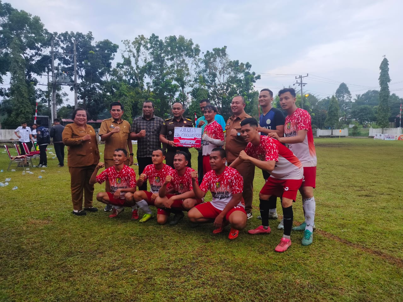 Turnamen Mini Soccer HUT RI Ke-79 Dinas Pendidikan Sergai Tampil Sebagai Juara