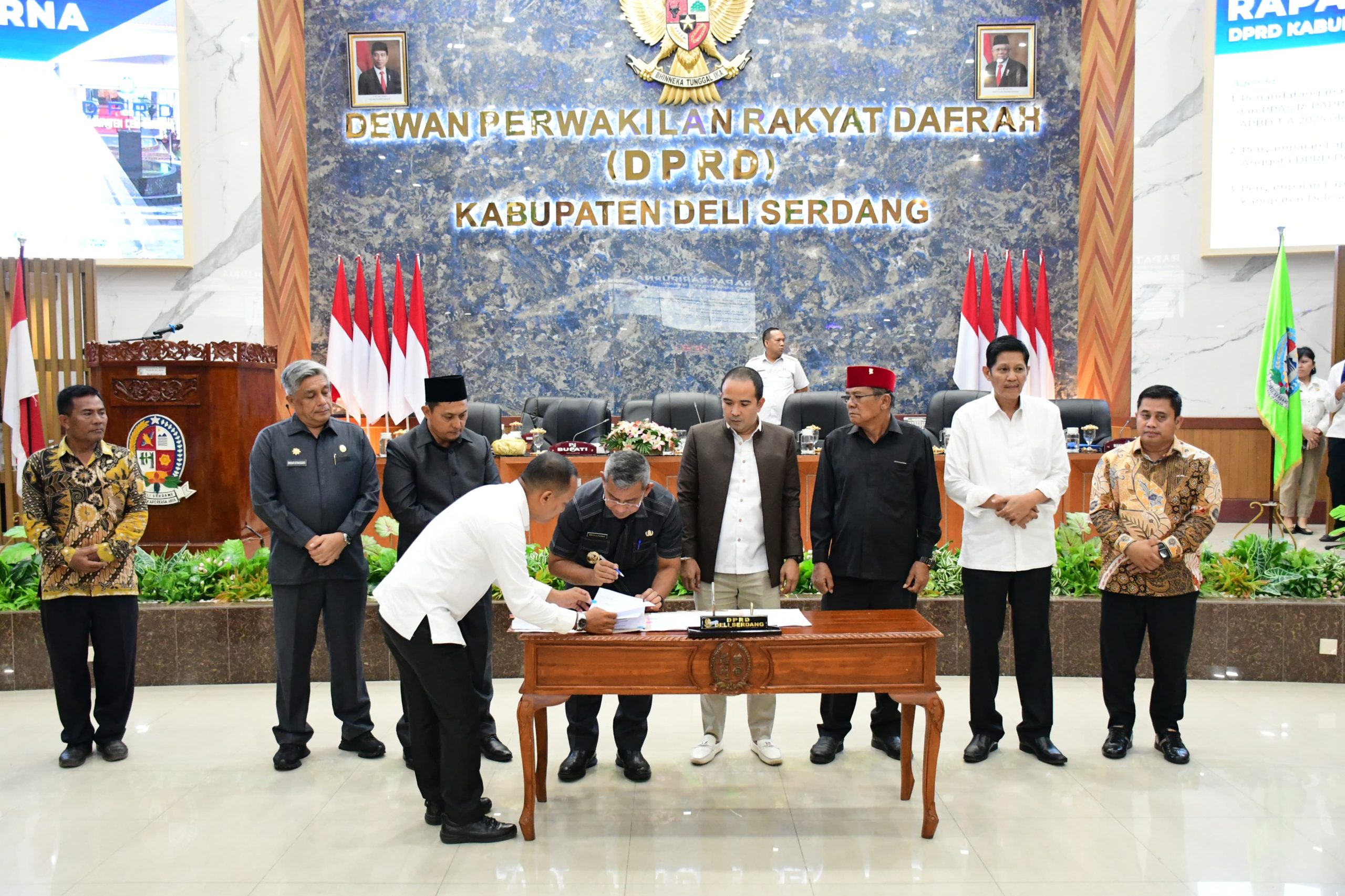 Pemkab dan DPRD Deli Serdang Sepakati KUA-PPAS RP-APBD 2024 dan R-APBD 2025