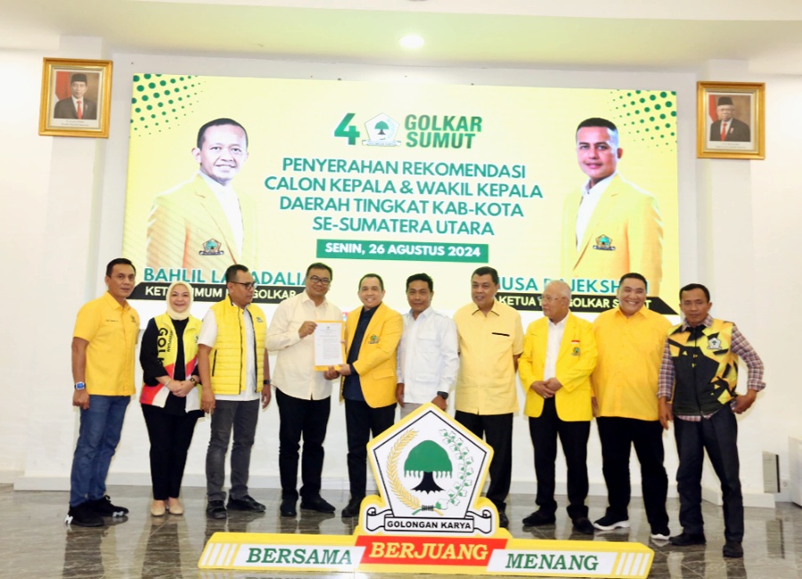 Dr.Aci dan Lom Lom Suwondo Dapat B1 KWK dari Partai Golkar dan Gerindra Maju Pilkada di Deli Serdang