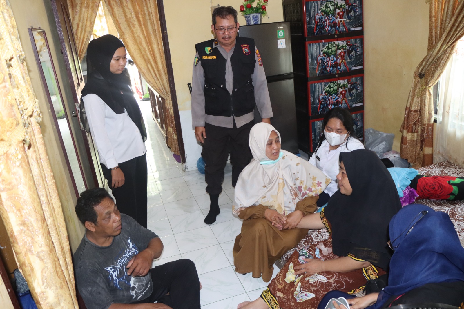 Polres Sergai Lakukan Trauma Healing untuk Keluarga Korban Penembakan Anak di Perbaungan