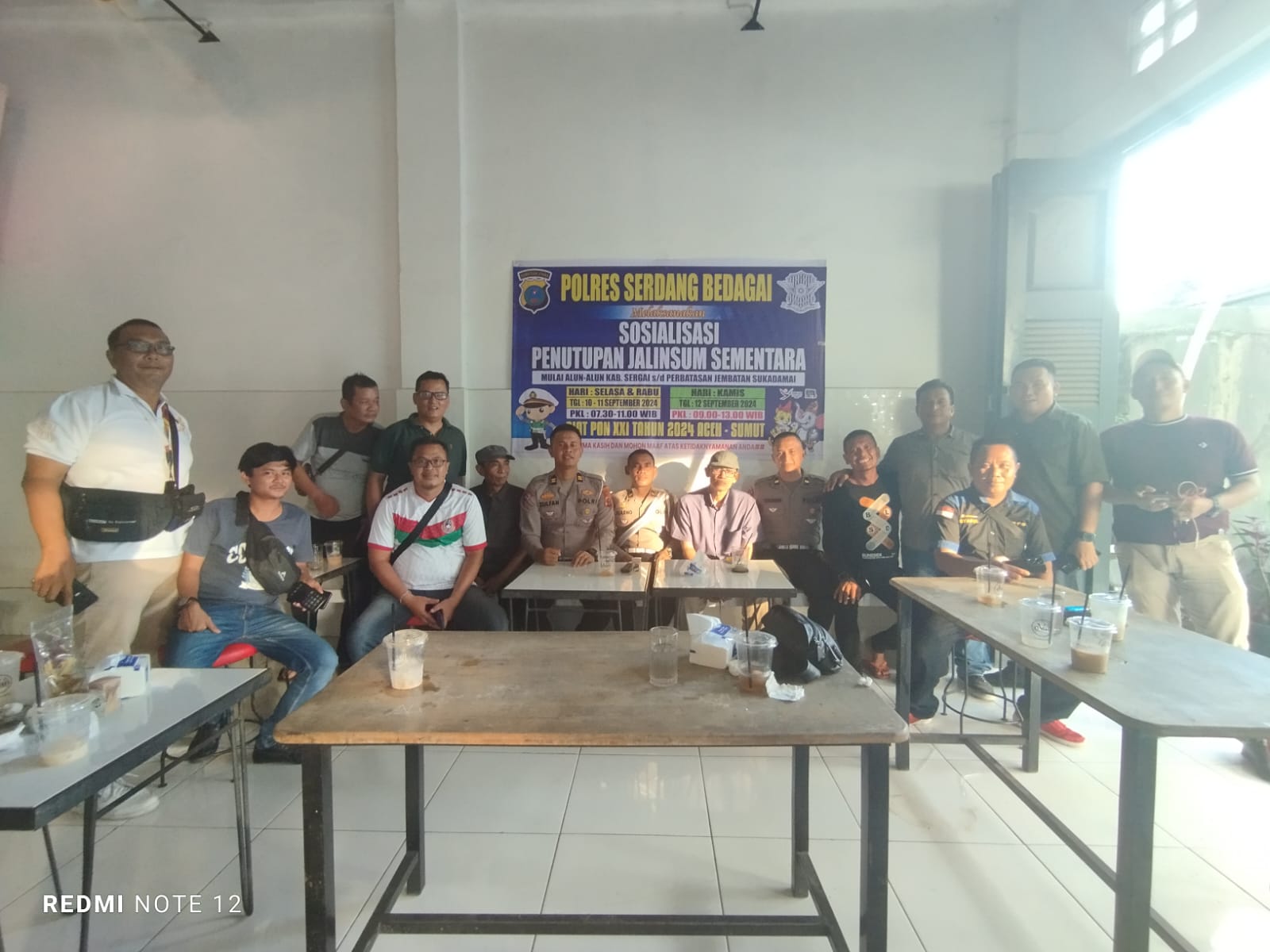 Sosialisasi penutupan Jalinsum sementara jelang PON XXI ACEH-SUMUT.