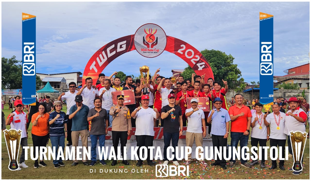 BRI BO Gunungsitoli Sponsor Turnament Wali Kota Cup Gunungsitoli 2024, Hadiri Penutupan Turnamen Secara Resmi