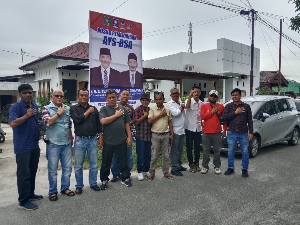 Launching Posko Pemenangan Relawan “Pakam Bersatu”, Satu Suara Menangkan AYS – BSA Dipilkada Deli Serdang Periode 2024-2029