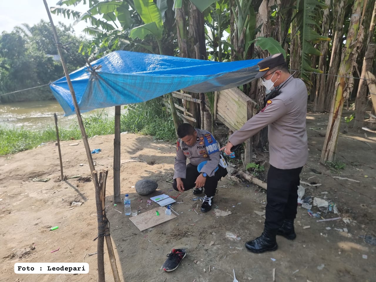 Polsek Sunggal Grebek Sarang Narkoba
