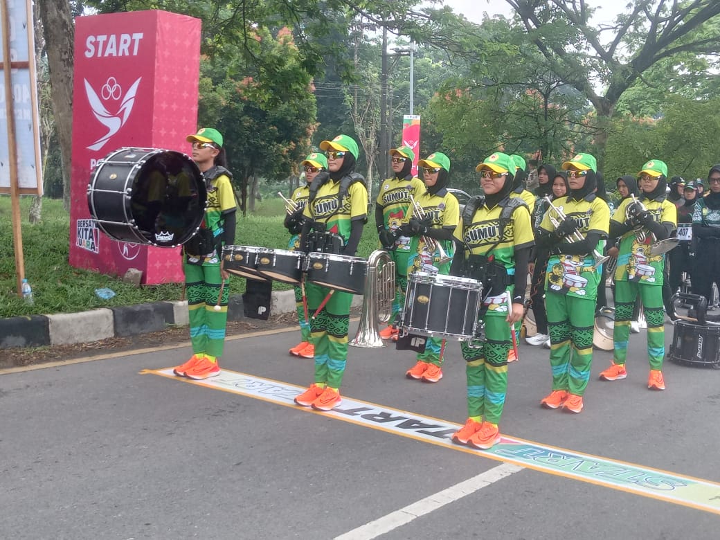 Drumband PON XXI Aceh-Sumut 2024: 16 Provinsi Ikut Serta, Kegiatan Berjalan Tertib