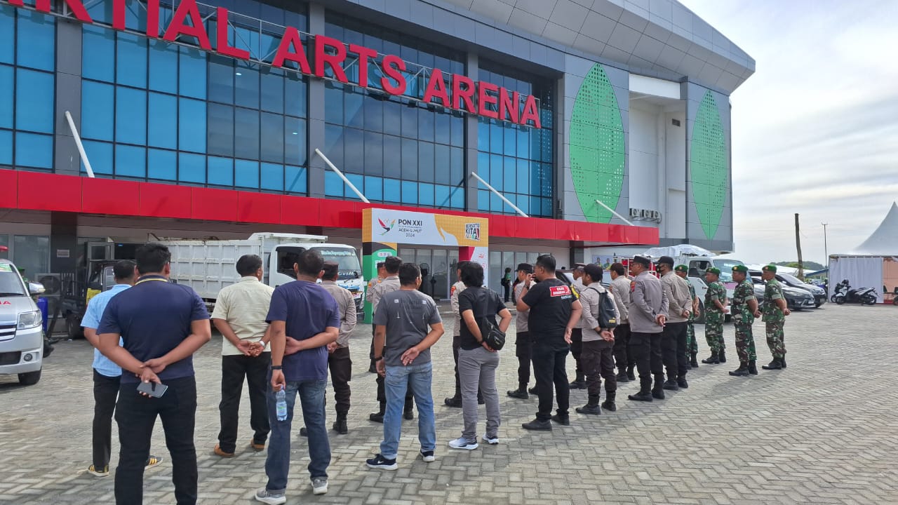 Polresta Deli Serdang Laksanakan Pengamanan Untuk Venue Cabor PON Aceh – Sumut XXI Tahun 2024