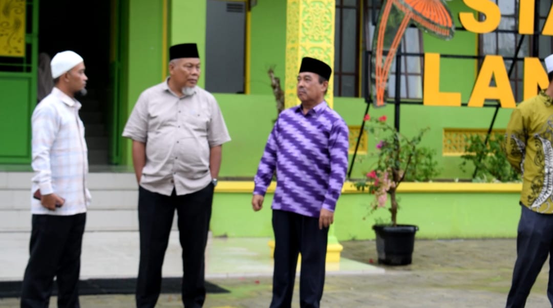 Iskandar Sugito Calon Bupati Langkat Kunjungi STAIJM Tanjung Pura