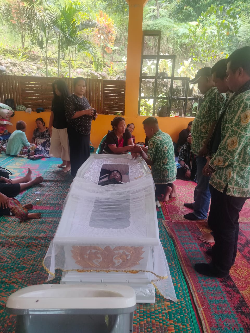 Kades Sembahe Tutup Usia, Ketua APDESI Deli Serdang Melayat Kerumah Duka
