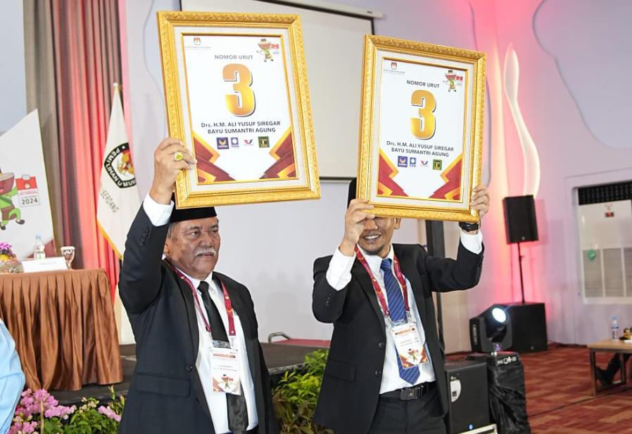 Hasil Rapat Pleno KPU, AYS-BSA No Urut 3 Pilkada Deli Serdang 2024