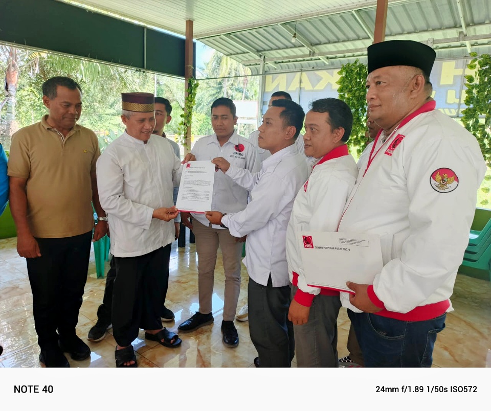 DPC Projo Batu Bara Siap Menangkan Paslon Bupati Darwis-Oky