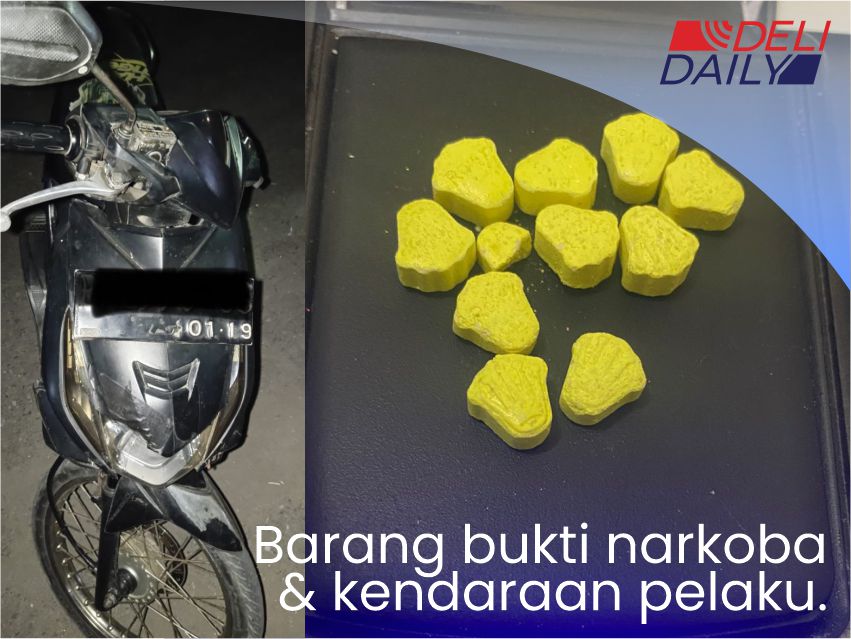 Barang bukti narkoba di binjai