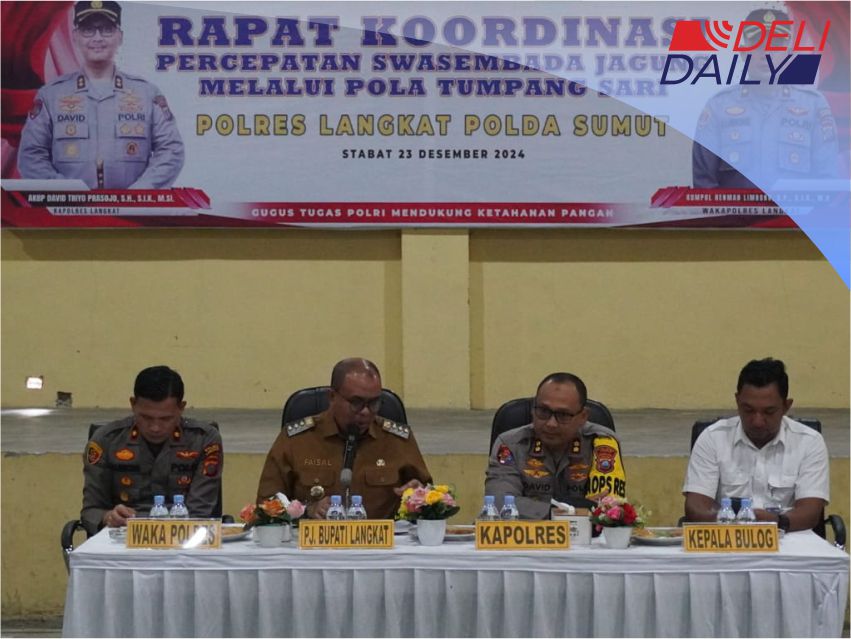 Kapolres Langkat Pimpin Rapat Koordinasi Percepatan Swasembada-1