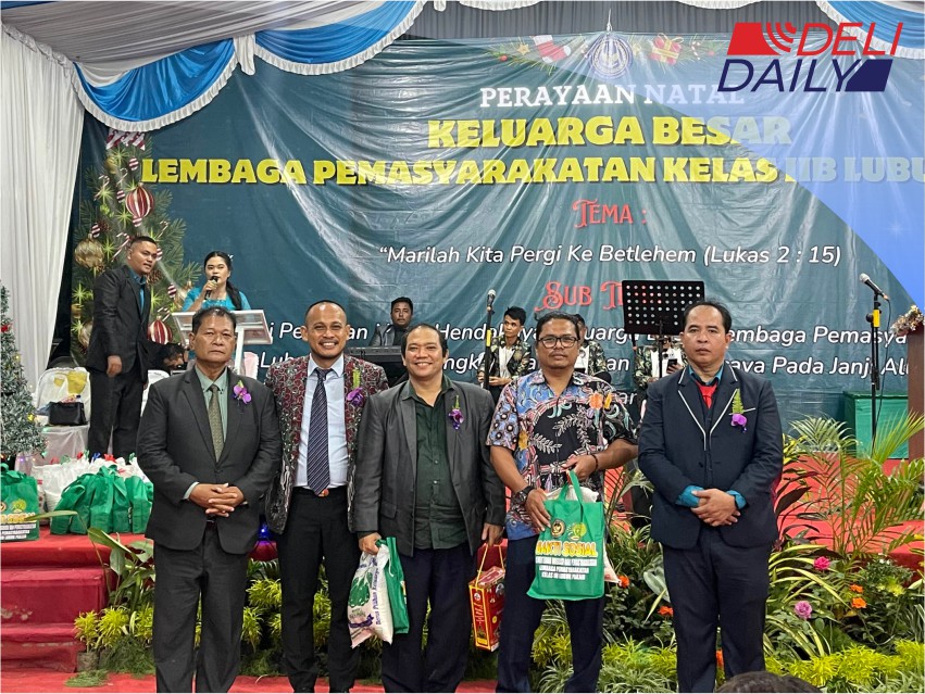 Sukacita Penuhi Lapas, Lapas Pakam Adakan Natal Bersama