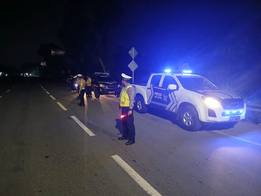 Aktifitas Patroli Malam Polres Langkat Untuk Cegah Kejahatan