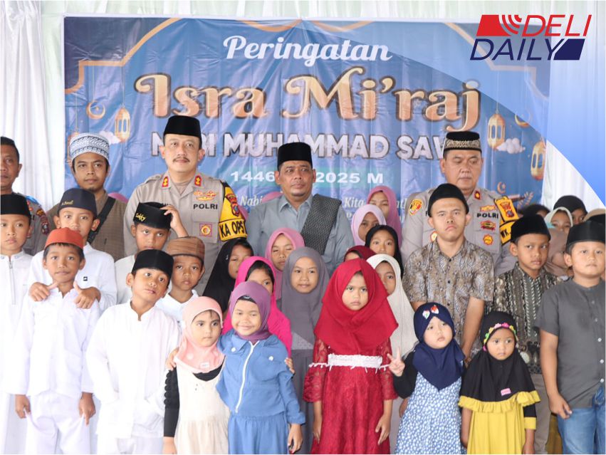 Peringatan Isra Mi’raj Nabi Muhammad SAW 1446 H/2025 M di Polres Binjai