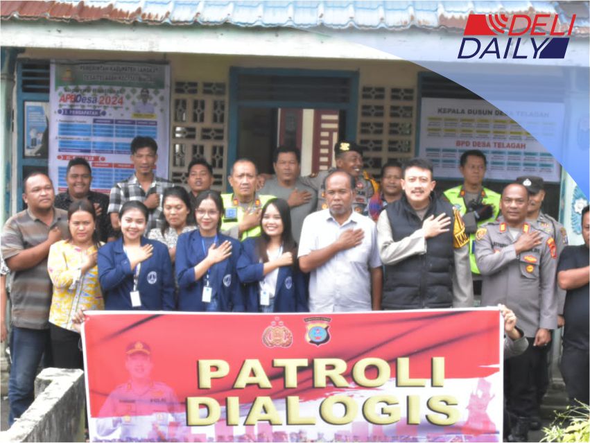 Cooling System : Kapolres Binjai Patroli Dialogis Sambangi Warga