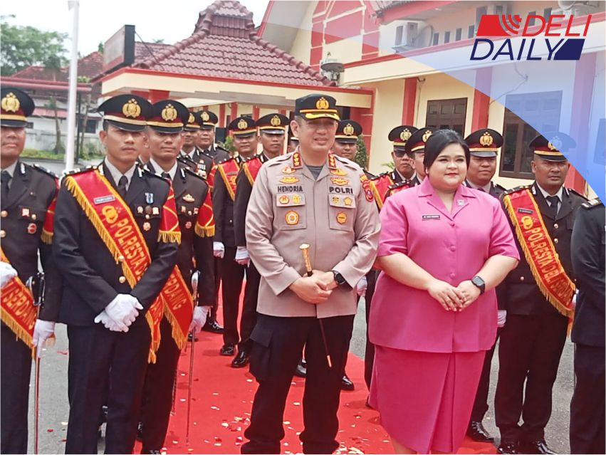 Jabat Kapolresta Deli Serdang, Kombes Pol Hendria Lesmana Resmi Pegang Tongkat Komando