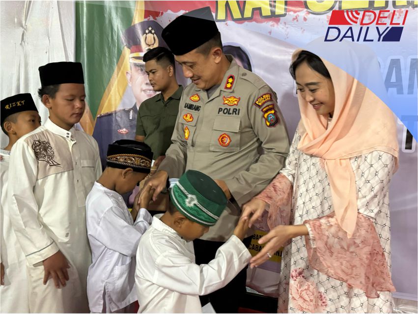 Polres Binjai Gelar Buka Puasa Bersama Anak Yatim Dan Tokoh Agama
