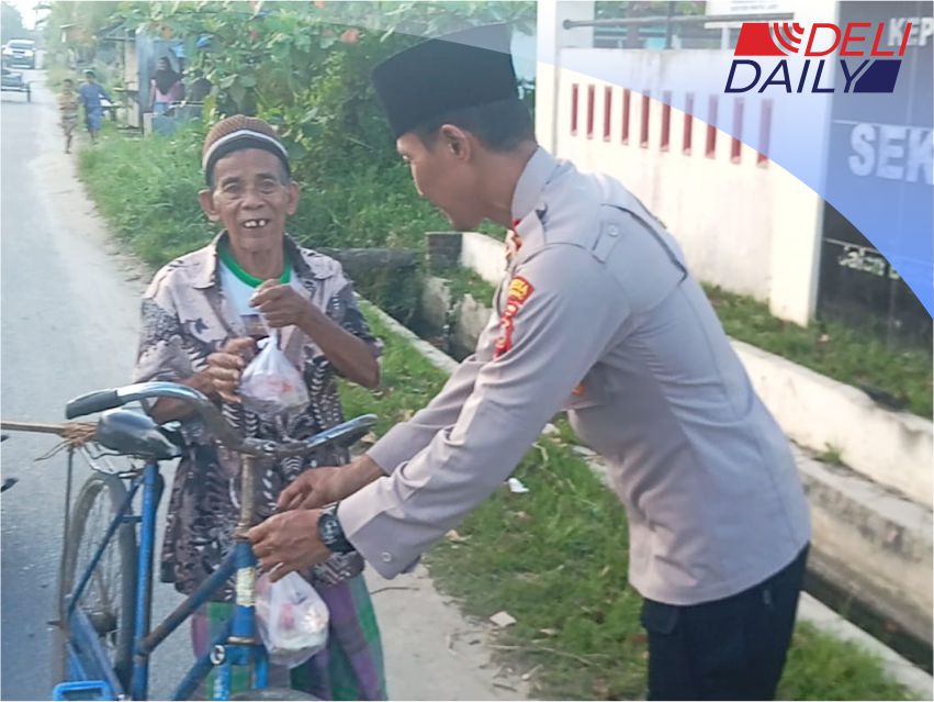 olsek Pantai Labu Gandeng MJ dan Kenzie transport Bagikan 350 Cup Takjil