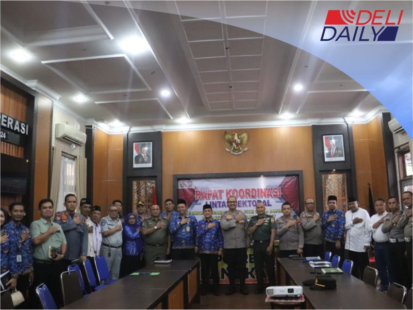 Polres Langkat Gelar Rapat Koordinasi Operasi Ketupat Toba 2025